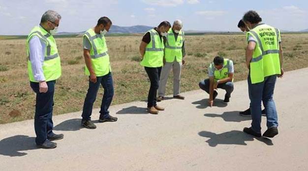 Kütahya'dan beton yolları görmeye geldi