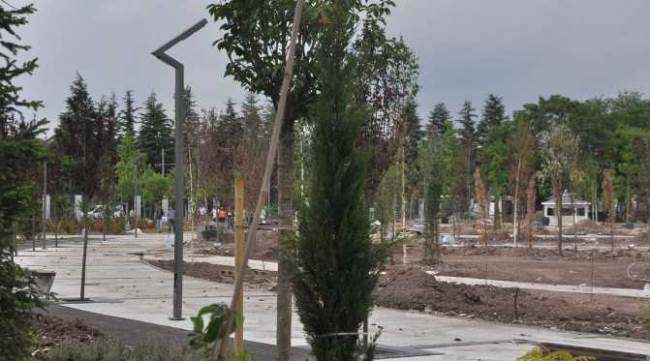 Millet bahçesinde çalışmalar büyük ölçüde tamamlandı