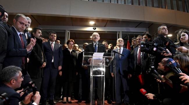 Millet İttifakı'nın adayı Kılıçdaroğlu!