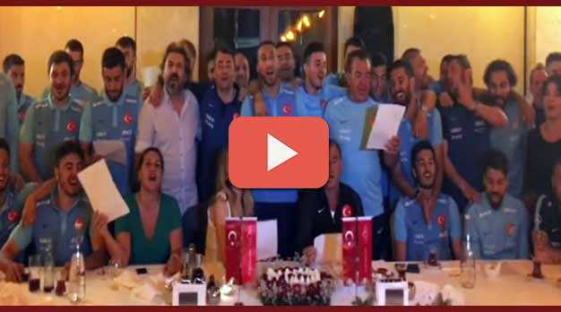 MİLLİ TAKIM BAĞDAT ŞARKISIYLA COŞTU