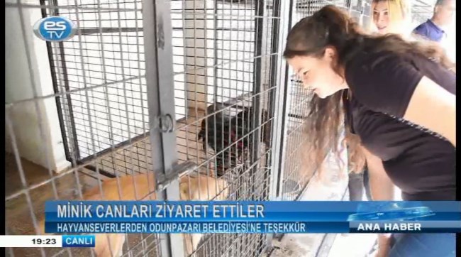 Minik canları ziyaret ettiler