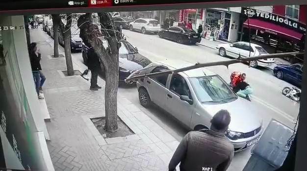 MOTOR HIRSIZI SERT KAYAYA ÇARPTI