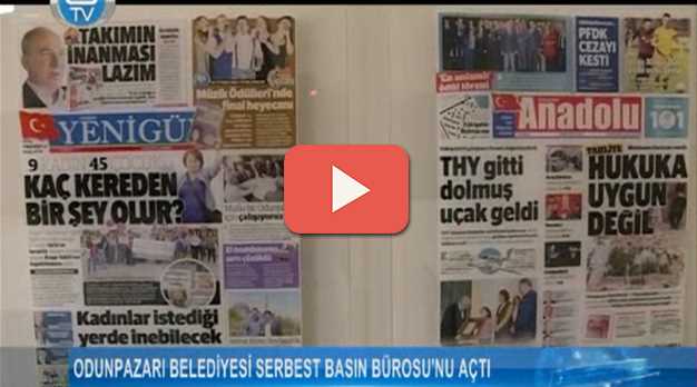 Odunpazarı basın bürosu açtı