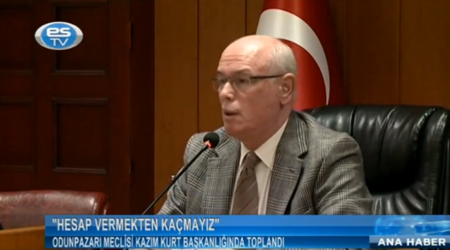 ODUNPAZARI MECLİSİ KAZIM KURT BAŞKANLIĞINDA TOPLANDI