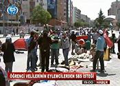 ÖĞRENCİ VELİLERİNİN EYLEMCİLERDEN SBS İSTEĞİ