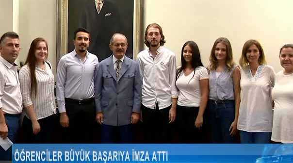 Öğrenciler büyük başarıya imza attı