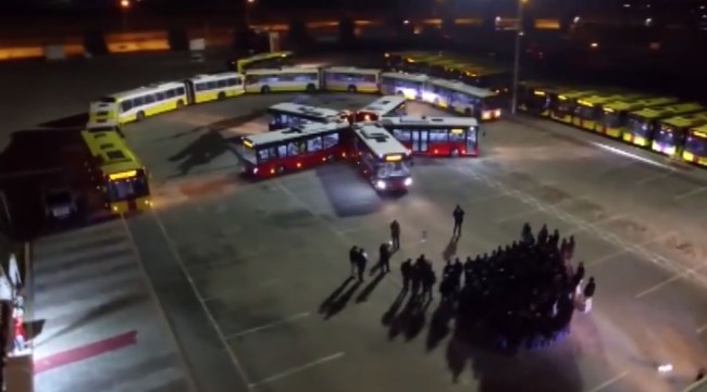 Otobüs şoförlerinden Afrin duası