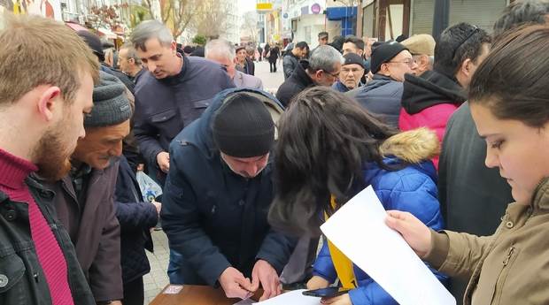 Peşin alınan gaza fatura