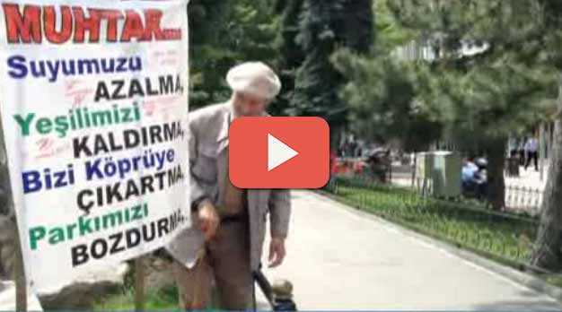 PROJEYE PANKARTLI TEPKİ