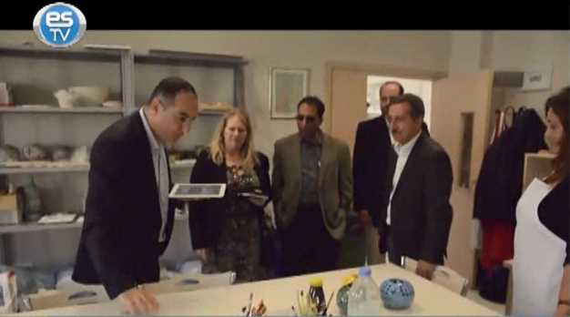 Projeyi incelemeye geldiler