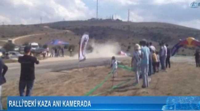 Ralli'de üzücü kaza