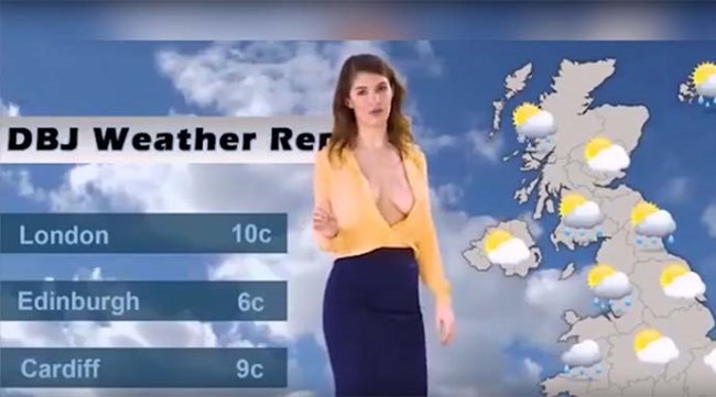 Reyting için canlı yayına böyle çıktı...