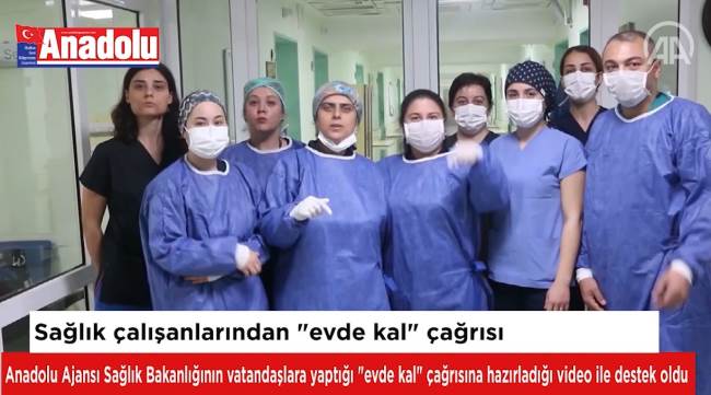 Sağlık çalışanlarından "evde kal" çağrısı