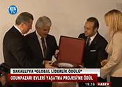SAKALLI'YA GLOBAL LİDERLİK ÖDÜLÜ