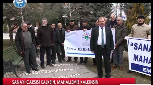 SANAYİ ÇARŞISI KALKSIN, MAHALLEMİZ KALKINSIN