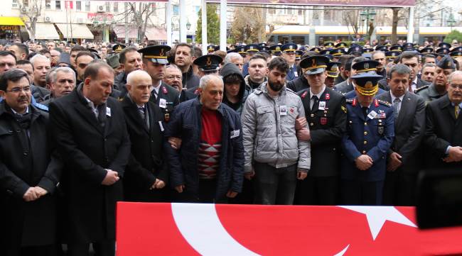 Şehit Albay Adalıoğlu,Eskişehir’de son yolculuğuna uğurlandı