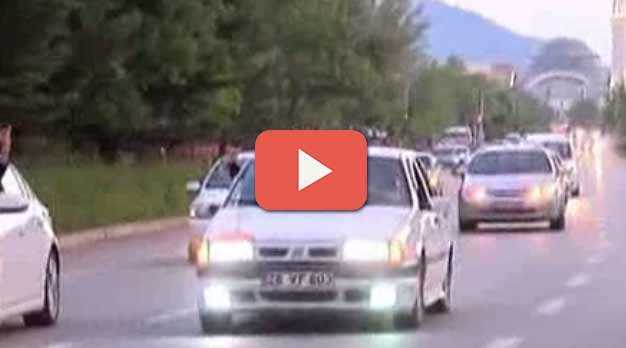 ŞEHİT EVİNE TAZİYE KONVOYU