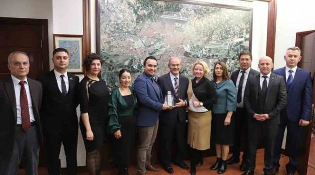 SENDİKA TEMSİLCİLERİNDEN BÜYÜKERŞEN'E TEŞEKKÜR