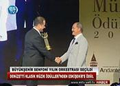 BÜYÜKŞEHİR SENFONİ YILIN ORKESTRASI SEÇİLDİ 