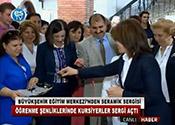 ÖĞRENME ŞENLİKLERİNDE KURSİYERLER SERGİ AÇTI