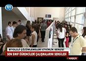 ÖĞRENCİLER ÇALIŞMALARINI SERGİLEDİ 