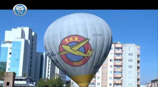 Seyitgazi'de balon turları