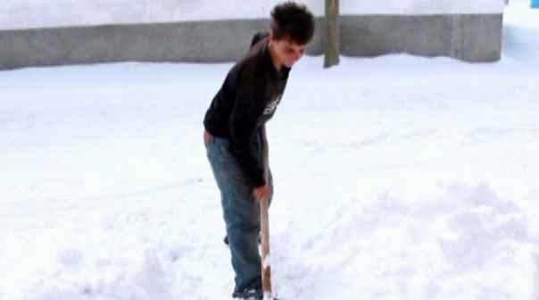 Seyitgazi kar altında