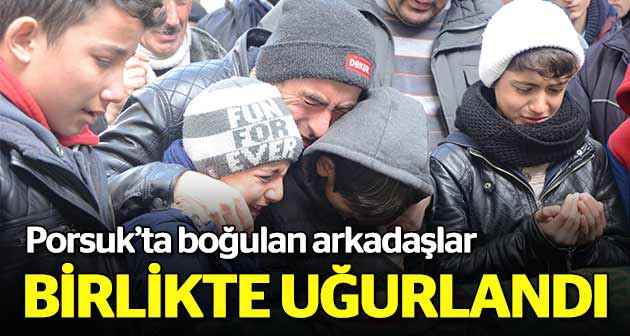 Son yolculuğa birlikte uğurlandılar