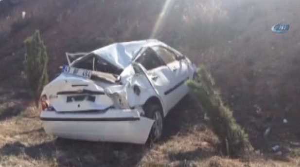 Sürücü direksiyon kontrolünü kaybetti