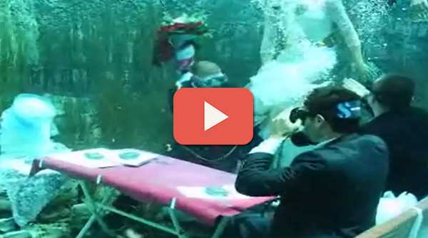 SUYUN ALTINDA EVET DEDİLER