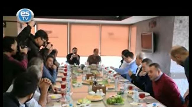 Taraftar takımla buluştu