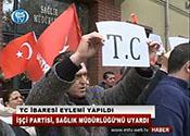 TC İBARESİ EYLEMİ YAPILDI 