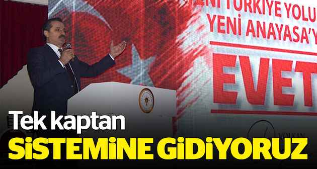 Tek kaptan sistemine gidiyoruz