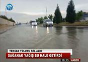 TEKSAN YOLUNU SEL ALDI