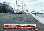 TEKSAN'DAN BÜYÜKŞEHİR'E YOL TEŞEKKÜRÜ