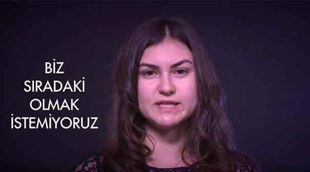 Teröre karşı anlamlı video mesaj