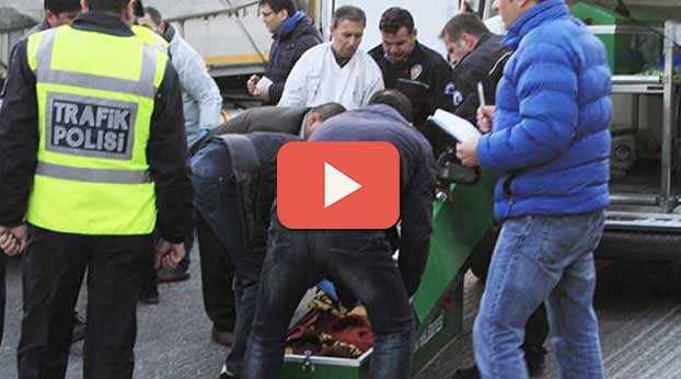 TIR'IN ALTINDA CAN VERDİ