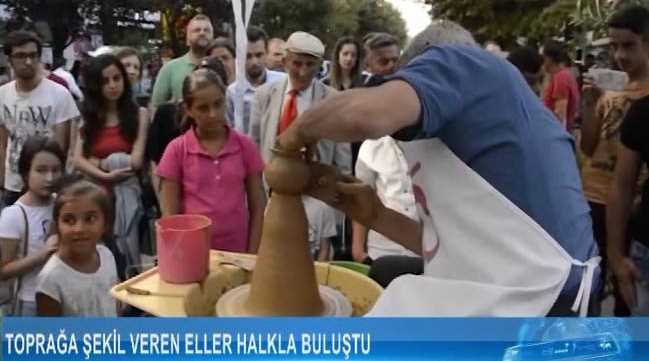 Toprak ustaları halkla buluştu