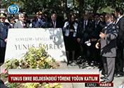 YUNUS EMRE BELDESİNDEKİ TÖRENE YOĞUN KATILIM