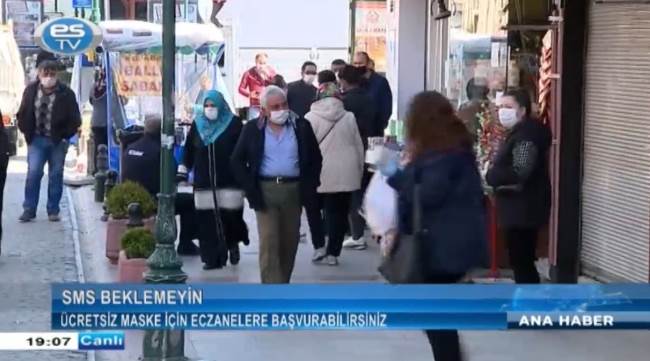 Ücretsiz maske için eczanelere başvurabilirsiniz