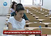 ÜNİVERSİTELİ OLABİLMEK İÇİN TER DÖKTÜLER