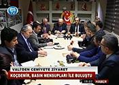 VALİ DEN CEMİYETE ZİYARET 
