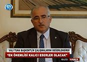 VALİ TUNA BAŞKENTLİLİK ÇALIŞMALARINI DEĞERLENDİRDİ