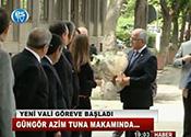 YENİ VALİ GÖREVE BAŞLADI 
