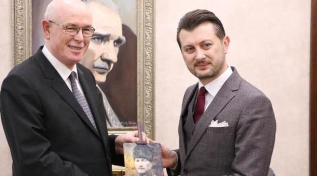 Volkan Doğan, Kazım Kurt'u makamında ziyaret etti