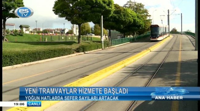 Yeni tramvaylar hizmete başladı