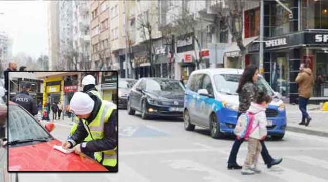 Yol vermeyen sürücülere ceza yağdı!
