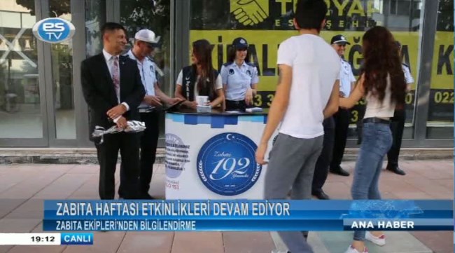 Zabıta haftası etkinlikleri devam ediyor