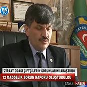 ZİRAAT ODASI ÇİFTÇİLERİN SORUNLARINI ARAŞTIRDI 