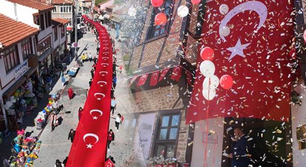 Eskişehir'de muhteşem kutlama